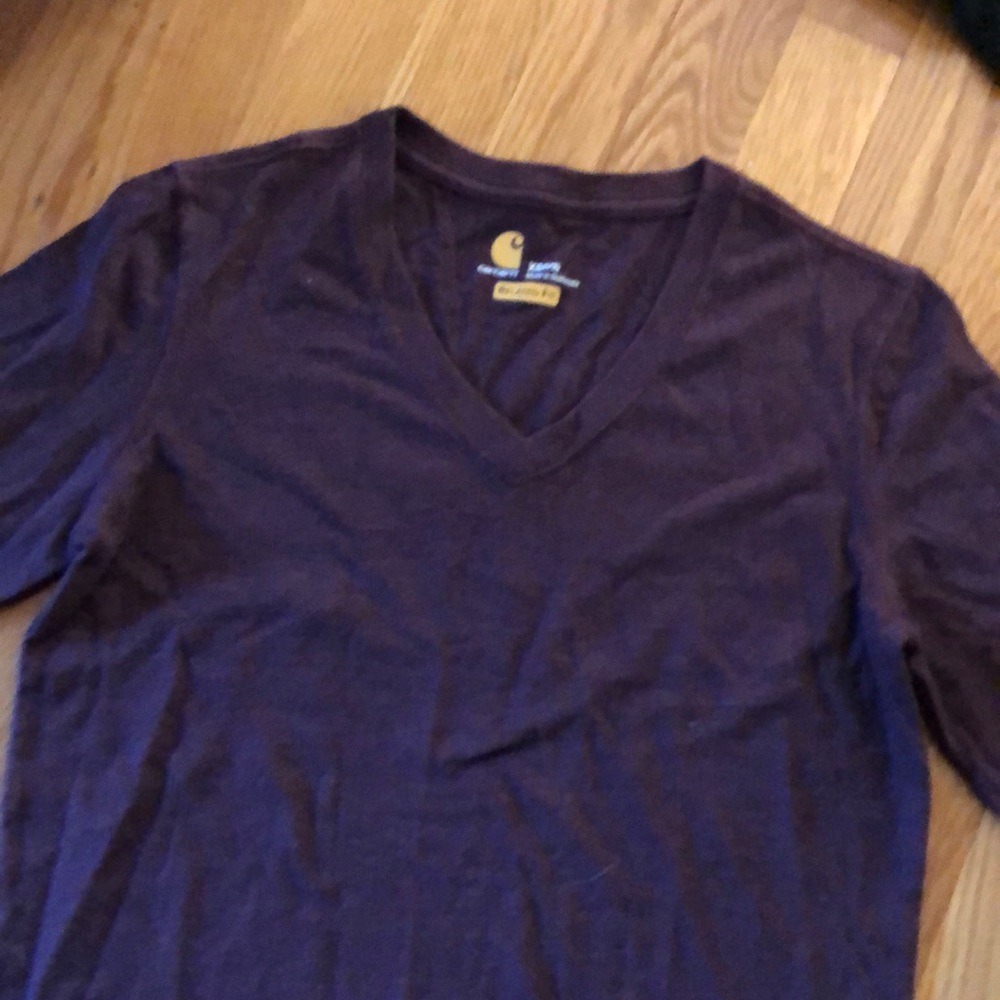 Relaxed fit purple longsleeve shirt